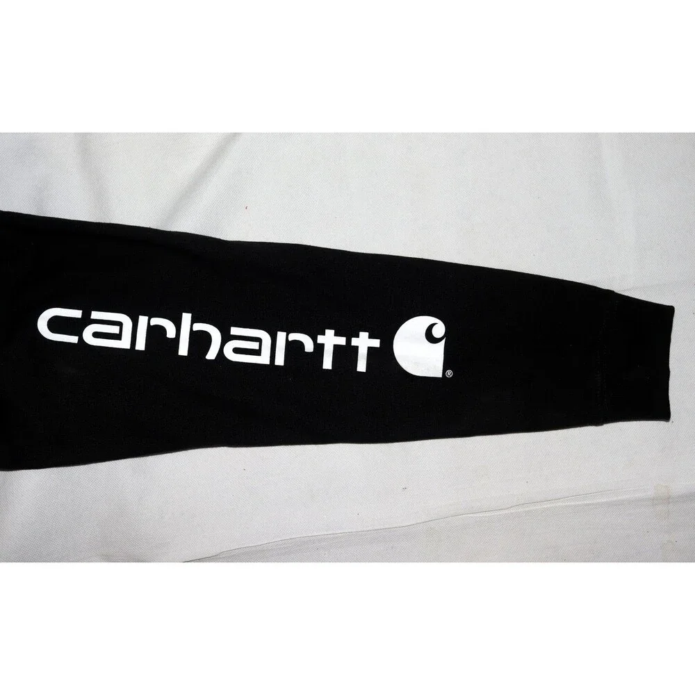 Carhartt Loose Fit Heavyweight Long-Sleeve Logo Sleeve Graphic Size 2XL TK0231-M